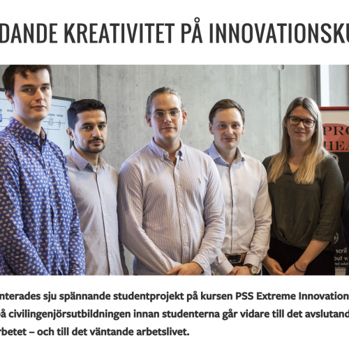 Flödande kreativitet på innovationskurs