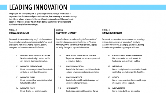 Leading Innovation – Creating the Attentive Company