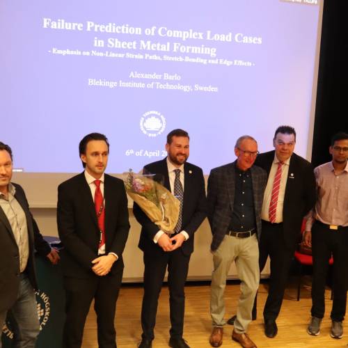 Congratulations Alexander Barlo, Licentiate in Mechanical Engineering!