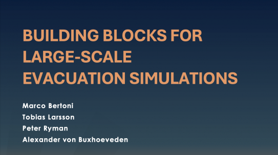 Building blocks for large-scale evacuation simulations